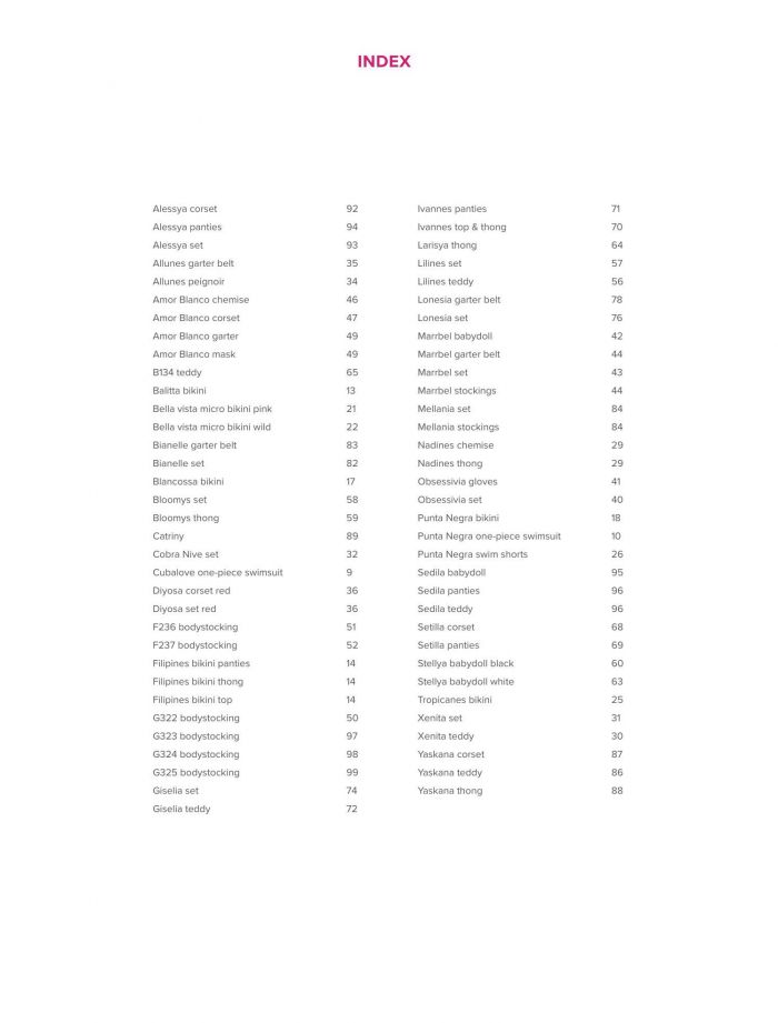 Obsessive Obsessive-catalogue New Arrivals Spring Summer 2022-102  Catalogue New Arrivals Spring Summer 2022 | Pantyhose Library